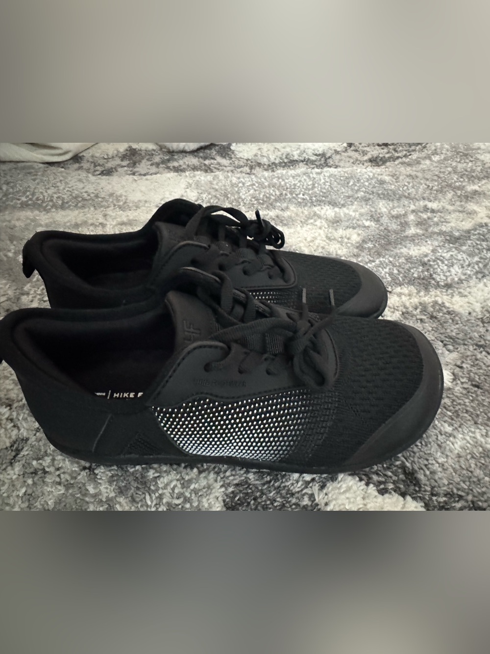 Women's Black Athletic Lace-Up Sneakers